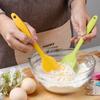 Espátula pequeña de silicona todo incluido de punto Espátula integrada para mantequilla Espátula para mantequilla de pastel Herramientas para hornear