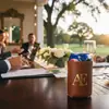 Funda Premium de PU para Enfriar Bebidas con Logo, Adecuada para Tazas Térmicas, Ideal para Regalos Corporativos y Branding de Eventos