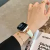 Correa de Cuero con Patrón de Bambú Estilo Emperatriz Occidental Adecuada para Apple iWatch 11ª Generación 10/987Ultrase
