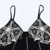 Venta Caliente Transfronteriza de Aliexpress, Nueva Ropa para Mujer Primavera 2026, Elegante y de Moda Vestido Midi Bordado 3897112