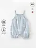 Macacão de Bebê Unissex Verão Fino Algodão Bambu Estilo Coreano Macacão para Bebê Macacão Infantil Roupa de Exterior para Crianças