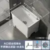 Pia de Mop Cerâmica Extra Grande, Pia de Mop para Chão Externa, Pia de Mop Retangular Grande, Bacia de Água, Lavatório