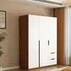 Guarda-roupa para uso doméstico no quarto, novo modelo popular de 2025, adequado para apartamentos pequenos e imóveis alugados, venda direta da fábrica, armário de armazenamento simples