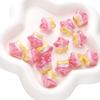 Gota de resina degradado de aceite pintura al óleo tridimensional cuentas de estrella hechas a mano DIY pulsera de cuentas casera accesorios de collar