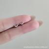 Pendientes de Plata de Ley 925 para Chicas Estudiantes de Nicho, Diseño Minimalista de Alta Gama, Nuevos Pendientes de Moda Estilo Ins 2025