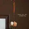 Pingente de Bule de Jacarandá Natural Brinquedo para Alívio do Estresse Chaveiro Estilo Chinês Vintage Peça Artesanal de Mão