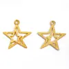 Accesorios de Joyería Retro de Aleación DIY de Venta Caliente Transfronteriza Colgante de Estrella de Cinco Puntas Multicolor Collar Pulsera Colgante Decorativo