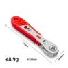 Destornillador de Carraca Mini WM de 36 Dientes para Reparación en Espacios Reducidos, Vaso para Punta de Lote, Llave de Giro en L Positiva/Reversa