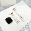 Adecuado para Correa de Apple S12S98765Se Watch, Pulsera de Cuero, Hebilla de Anillo Linda de Garra de Gato, Correa de Reloj Versátil para Mujer