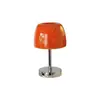 Lámpara de Mesa de Vidrio Antigua Media Estilo Americano Retro Lámpara para Sala de Estar Comedor Lámpara de Mesa Bauhaus Lámpara de Mesa Cálida para el Hogar Lámpara de Mesa de Noche