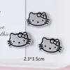 Venta Caliente Accesorios de Joyería Gato Negro Lazo Accesorios para el Cabello Flores para Zapatos Materiales Hechos a Mano Venta al por Mayor Pj1786
