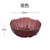 Creative Phnom Penh Color Cristal Glaciar Tazón Salah Plato Doméstico para Verduras y Frutas Tazón de Postre Vajilla Fábrica Venta al por Mayor