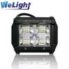 Trinocular 48W carro levou luz de trabalho lente 4D 16 contas de lâmpada off-road veículo holofote modificado farol farol