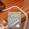 Adaptador de tubo guía de agua para bandeja de té xyt Tubería de desagüe Conector anti-curvatura anti-acumulación de agua Codo de drenaje para mesa de té Juego de té