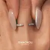 Anillo Cuadrado de Pedrería Estilo Europeo y Americano Personalidad Estilo Ins, Anillo Abierto Apilable de Moda, Versátil para el Trabajo Diario, Anillo para el Dedo Índice de Pareja