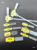 3010 Etiquetas de Identificación de Cables y Alambres Transparentes Marco de Placa de Nombre Etiqueta Colgante Etiqueta de Amarre Marco Marcador Caja de Etiquetas