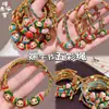 Festival del Bote del Dragón cuerda de mano colorida tejida a mano pulsera zongzi para adultos niños bebé Fulu Ankang pulsera de la suerte