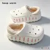 Pantuflas de Algodón para Niños para Otoño e Invierno, Impermeables y Cálidas para Niños, Antideslizantes para Interiores para Niñas, de Dibujos Animados para Bebé con Cubierta de Talón, para Uso en Exteriores
