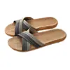 Pantuflas Antideslizantes Adhesivas para Interiores con Suelas Suaves, Ligeras y Transpirables, Diseño Degradado, Adecuadas para Todas las Estaciones, Material de Lino, Unisex, para Parejas, Viajes y Uso en Casa