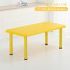 Mesa y silla de jardín de infancia mesa para niños mesa de plástico para bebés mesa rectangular para niños aprendizaje dibujo juego escritorio silla dedicada