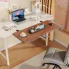 Tablero de extensión de escritorio para escritorio de oficina, plegable y expandible, bandeja para teclado sin taladro, estante de almacenamiento de expansión para encimera