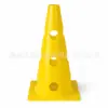 Venta al por mayor 32cm Señal de Obstáculo con Agujero Cono Cubeta Valla de Entrenamiento de Fútbol Cono de Carretera Equipo de Entrenamiento de Fútbol