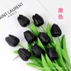Sensación hidratante de PU de alta gama Flor artificial de tulipán decoración del hogar decoración interior de la sala de estar ventas calientes transfronterizas Suministro directo de fábrica