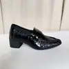 2689-1 Nuevos zapatos de trabajo casuales de moda para commuting de cuero genuino, suaves y cómodos para mujer