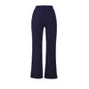 Pantalones Sexy Acampanados Micro Acampanados Estilo Deseo Puro para Mujer Otoño e Invierno Nuevo Elástico Cintura Alta Acampanados Ajustados Casuales