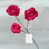 Flores de Rosa Artificiales, Flores Falsas, Flores para Decoración de Salón de Bodas, Fabricantes de Flores Falsas de Comercio Exterior Transfronterizo, Broches de Flor para el Cabello al por Mayor