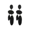 E15393 Nuevo Estilo Retro Color Sólido Aceite Goteado Esmalte Gota de Agua Borla Pendiente Pendientes Estilo Suave Accesorios de Pendientes para Mujeres