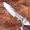 Mercadorias da Delta Force: Porta-retrato metálico Creed, réplica de armas de combate corpo a corpo, modelos de soldados dobráveis em liga metálica de tamanhos grande, médio e pequeno