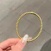 Pulsera de Acero de Titanio con Perlas Redondas de Gama Alta Estilo Europeo y Americano para Mujer, No se Desvanece, Diseño de Nicho, Joyería de Pulsera de Moda de Lujo Ligero