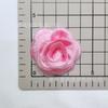 Rosa 4cm Flor Bordada Organza Tela Adhesivo Parche Ropa Encaje Tocado Ramillete Accesorios Prenda