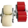 Rueda de Carretilla Elevadora de Nylon Ensamblaje Manual Hidráulico Pallet Jack Accesorios PU Manejo Apilamiento Levantamiento Rodamiento Pie de Empuje