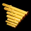Tacos de Expansión de Plástico, Tornillos de Expansión, Tacos de Expansión, Tacos de Goma, Pernos de Anclaje, Tapones para Agujeros de Taladro, Gránulos de Goma 6mm/8mm/10mm Tapones Pequeños Amarillos con Forma de Pez