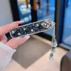 Nuevo clip para el pelo de borla con campana de diamantes de imitación de alta resistencia, clip BB, clip para flequillo estilo étnico, clip lateral vintage, accesorio para el pelo para mujer