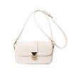 Bolso cruzado para mujer, moda de invierno 2023, pequeño bolso cuadrado con cierre, estilo coreano, moderno, combinable, popular, bandolera de hombro.