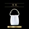 Jingdezhen Cerámica de Mesa de Alta Gama Incrustaciones de Oro Jade Pintado a Mano Juego de Cuenco y Plato Dorados para Uso Doméstico, Estilo Europeo Simple Personalización DIY