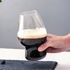 Vaso de cerveza artesanal de alta gama, venta al por mayor, vaso de pinta de cerveza negra, vaso de cerveza alemana con logotipo impreso