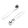 Mini Chave de Catraca 1/4 Conjunto de Soquetes, Conjunto Multifuncional de Chave de Fenda com Catraca de Dupla Finalidade com Pontas Chata e Phillips