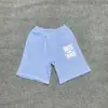 Pantalones Cortos Deportivos Casuales de Malla con Cordón y Estampado de Logo Francés Clásico Pintado a Mano Alcatraz