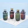 Frasco de Alumínio com Tampa de Alumínio, Gargalo Estreito, Frasco para Gel, Frasco para Óleo Essencial, Tampa de Alumínio, Frasco para Isca de Pesca, Frasco para Remédio Líquido de 100ml, Frasco para Álcool em Gel