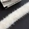 Acabamento de Pelo Sintético de Guaxinim 10cm, Jaqueta Acolchoada Grossa Casaco de Algodão Gola de Pelo, Acessórios de Acabamento de Pelo de Pelúcia