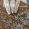 Mini Pedras de Unha com Fundo Plano Diamante Zircônia Chanfrada 1.5X3Mm Marquise Losango Zircônia Popular Cristal de Floco de Neve