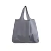 Bolsa de Compras Dobrável em Tecido Oxford Impermeável, Bolsa de Ombro, Bolsa de Armazenamento Grande Capacidade para Supermercado, Bolsa Lisa Ecológica, Logo Personalizado