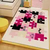 Tapete de piso estilo dopamina de dibujos animados, alfombra absorbente de agua de secado rápido para baño, felpudo para entrada de casa, alfombrilla resistente a la suciedad