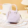 Nova Bolsa de Gelatina Infantil Bolsa Feminina Vazada Moda Bolsa de Maquiagem Mini Pequena Bolsa de Ombro Bolsa Concha Bolsa de Ombro Bolsa de Mão