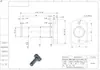 Flange de junta articulada tipo flange de lado plano com anel de retenção pino cantilever de aço 45# núcleo do eixo WHE01 em estoque