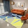 Nueva Alfombra de Piso Sala de Estar Dormitorio Lujo Ligero Alta Calidad Simple Cobertura Total Sofá Alfombra de Piso Grande Mesa de Café Limpiable Alfombra de Mesita de Noche
